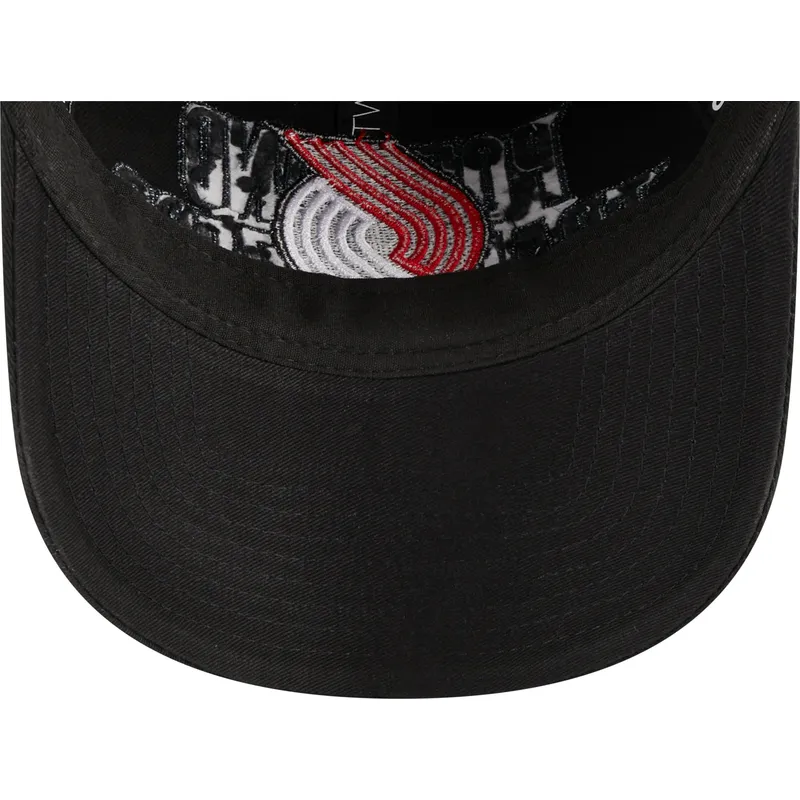 kepure-islenkta-juoda-reguliuojamas-9twenty-draft-edition-2023-portland-trail-blazers-nba-new-era
