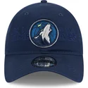 kepure-islenkta-tamsiai-melyna-reguliuojamas-9twenty-draft-edition-2023-minnesota-timberwolves-nba-new-era