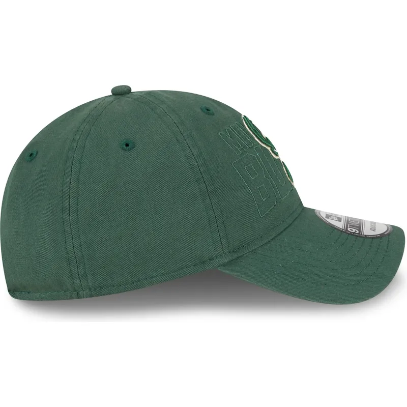 kepure-islenkta-zalia-reguliuojamas-9twenty-draft-edition-2023-milwaukee-bucks-nba-new-era