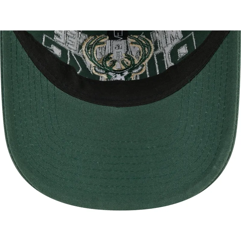 kepure-islenkta-zalia-reguliuojamas-9twenty-draft-edition-2023-milwaukee-bucks-nba-new-era