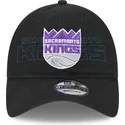 kepure-islenkta-juoda-reguliuojamas-9twenty-draft-edition-2023-sacramento-kings-nba-new-era