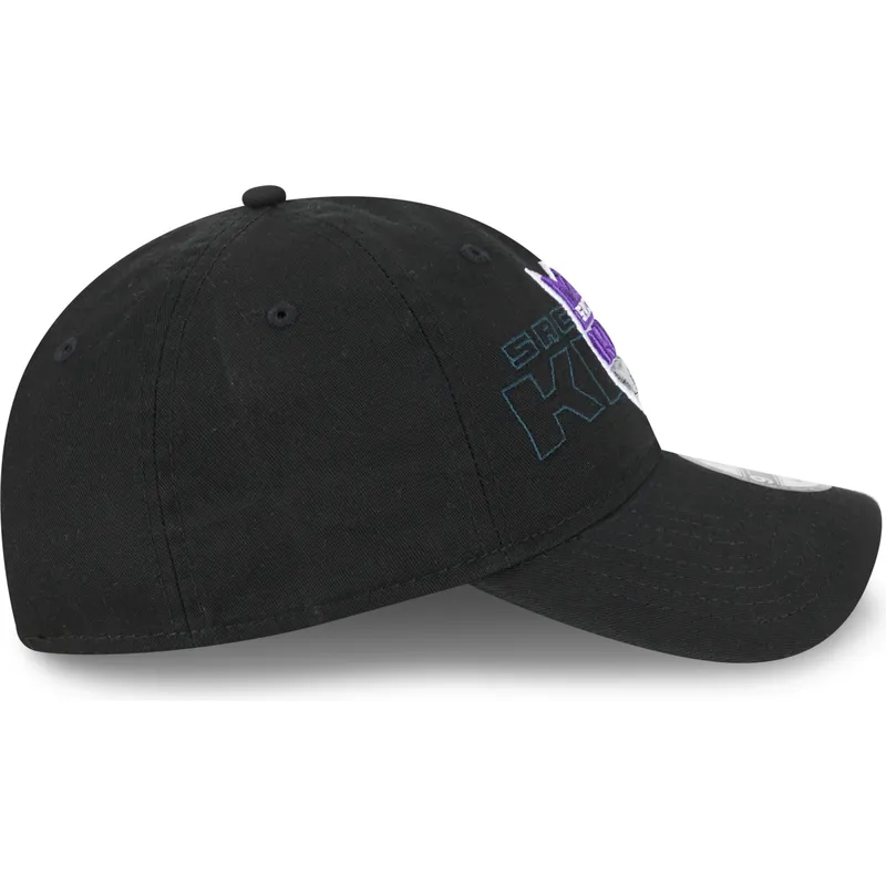 kepure-islenkta-juoda-reguliuojamas-9twenty-draft-edition-2023-sacramento-kings-nba-new-era