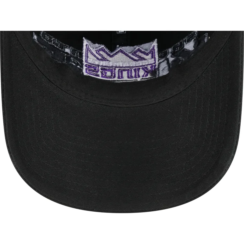 kepure-islenkta-juoda-reguliuojamas-9twenty-draft-edition-2023-sacramento-kings-nba-new-era