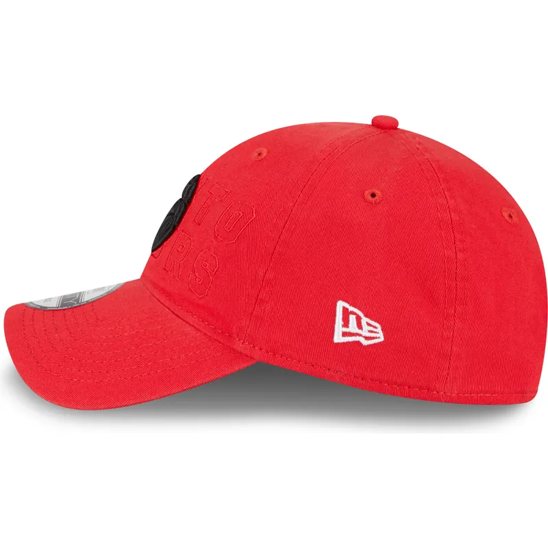 cap-islenkta-red-adjustable-strap-9twenty-draft-edition-2023-toronto-raptors-nba-new-era
