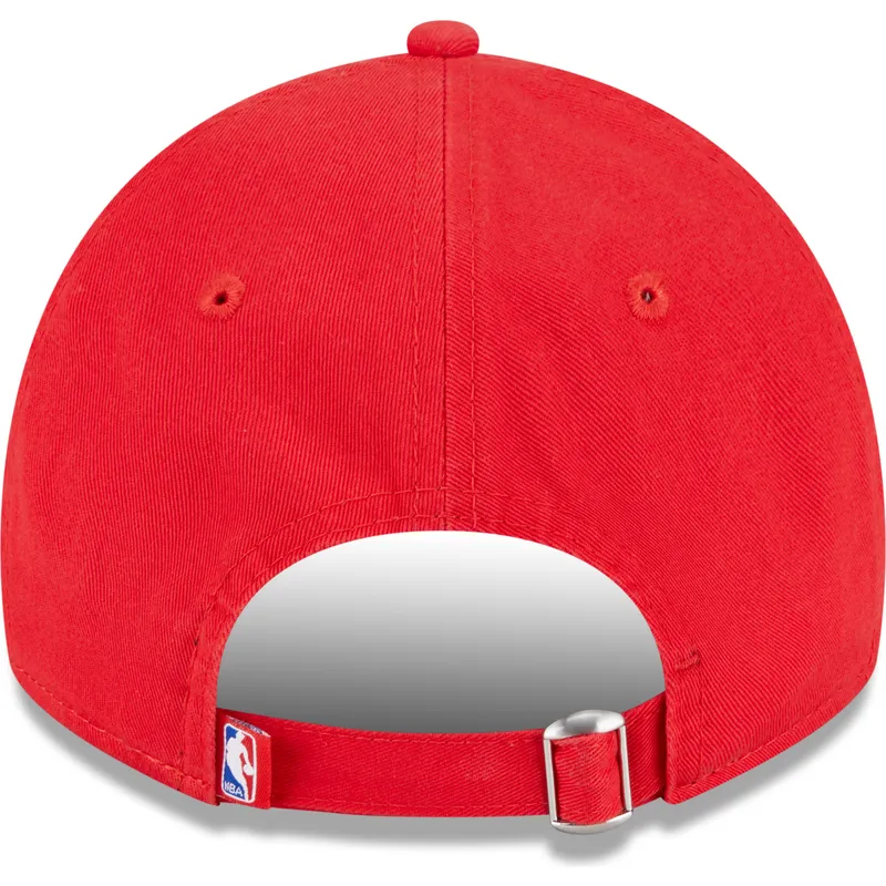 cap-islenkta-red-adjustable-strap-9twenty-draft-edition-2023-toronto-raptors-nba-new-era