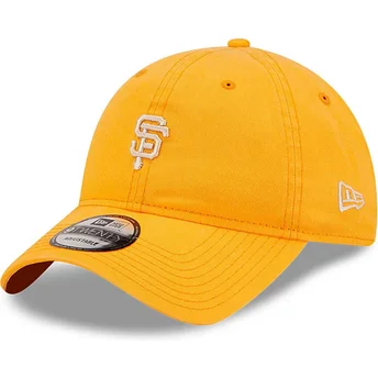 Regulowana pomarańczowa czapka z zakrzywionym daszkiem 9TWENTY Mini Logo San Francisco Giants MLB New Era