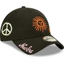 kepure-islenkta-juoda-reguliuojamas-9twenty-washed-graphic-new-era