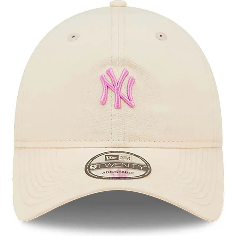 cap-islenkta-pink-adjustable-strap-claro-9twenty-mini-new-york-yankees-mlb-new-era cap-islenkta-pink-adjustable-strap-claro-9twenty-mini-new-york-yankees-mlb-new-era