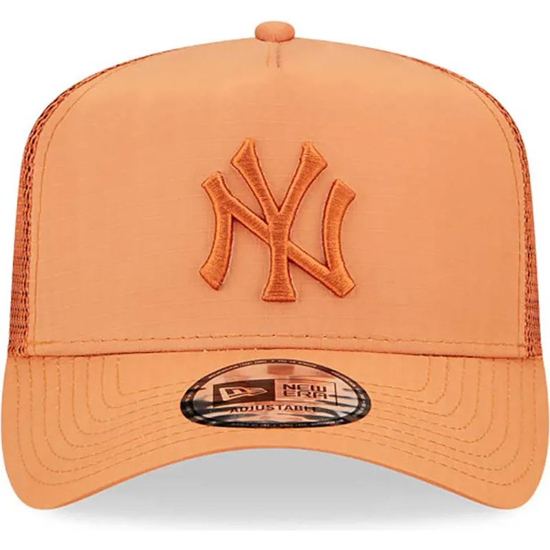 kepure-islenkta-ruda-snapback-a-frame-tech-ripstop-new-york-yankees-mlb-new-era