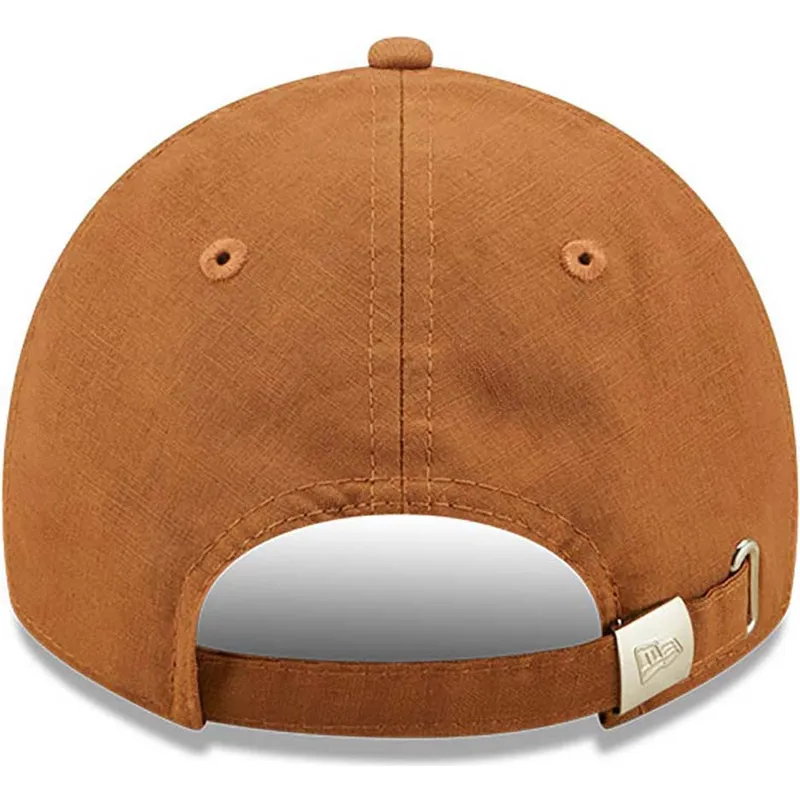 kepure-islenkta-ruda-reguliuojamas-9twenty-linen-new-era