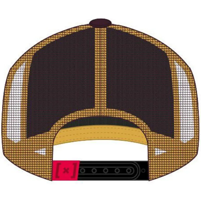 czapka-trucker-brazowa-i-czerwona-kid-buu-kid2-dragon-ball-od-capslab