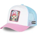 gorra-trucker-blanca-azul-y-rosa-tony-tony-chopper-cho4-one-piece-de-capslab