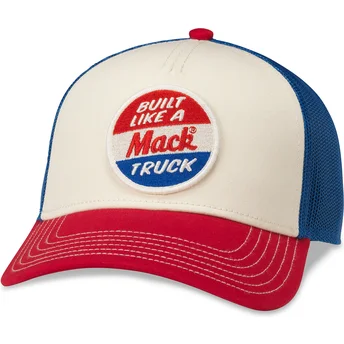 Kepurė išlenkta vilkikas įvairiaspalvis snapback , Mack Trucks Twill Valin Patch American Needle