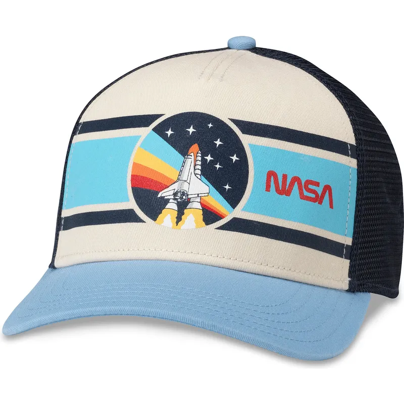 kepure-islenkta-vilkikas-melyna-snapback-nasa-sinclair-american-needle