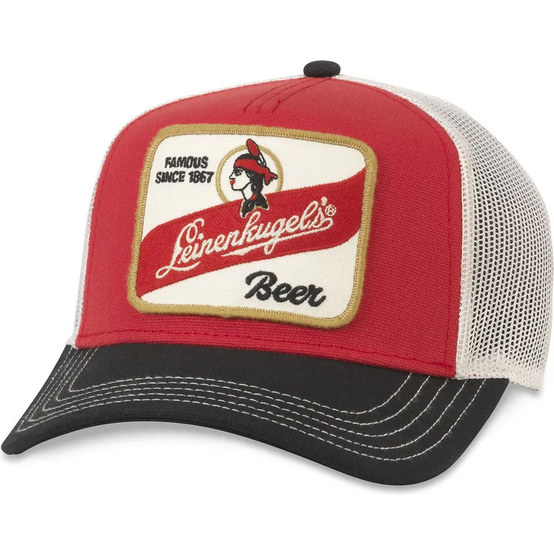 kepure-islenkta-raudona-snapback-beer-valin-american-needle