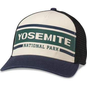 Czapka trucker beżowa, czarna i granatowa snapback Yosemite National Park Sinclair od American Needle