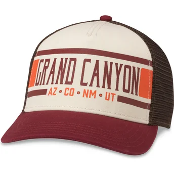 Czapka trucker beżowa i brązowa snapback Grand Canyon National Park Sinclair American Needle