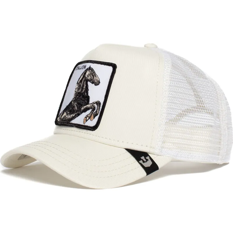 kepure-islenkta-balta-snapback-stallion-the-farm-goorin-bros