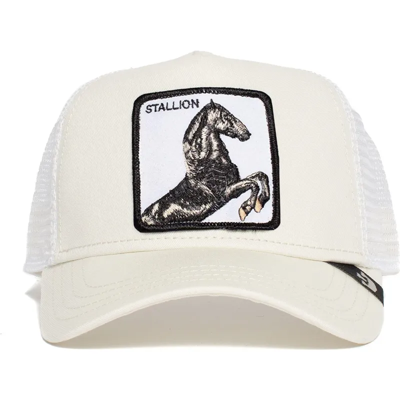 kepure-islenkta-balta-snapback-stallion-the-farm-goorin-bros