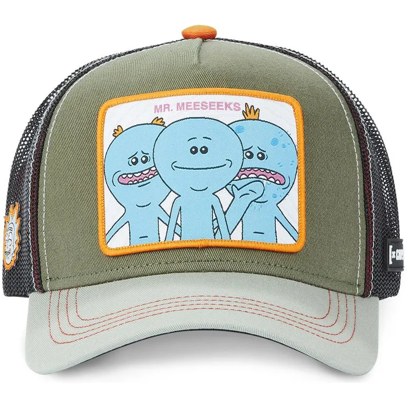 czapka-trucker-zielona-mr-meeseeks-mrm1-rick-i-morty-od-capslab