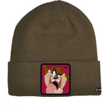 Capslab Tasmanian Devil BON TAZ3 Looney Tunes Brown Beanie