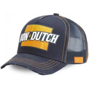 Granatowa czapka typu trucker ARAC BLU od Von Dutch