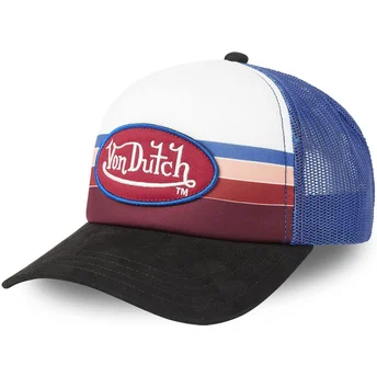 Καπέλο trucker μπλε, κόκκινο και μαύρο BAN BLU της Von Dutch