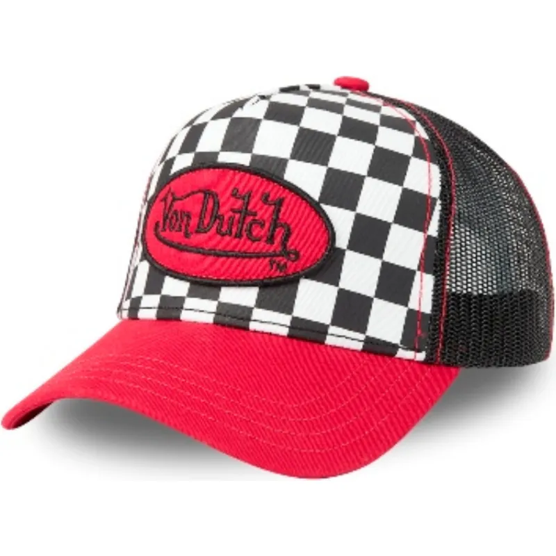 kepure-islenkta-juoda-snapback-squ-red-von-dutch