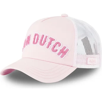 Cap išlenkta pink snapback Von Dutch
