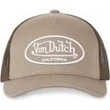 von-dutch-lof-b3-brown-adjustable-trucker-hat