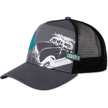Czapka trucker szara New "B" HFT od Coastal