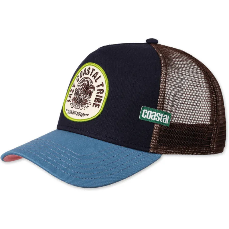 kepure-islenkta-tamsiai-melyna-snapback-lazy-coastal-tribe-hft-coastal