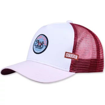 Coastal Pink Crab HFT White, Pink and Red Trucker Hat