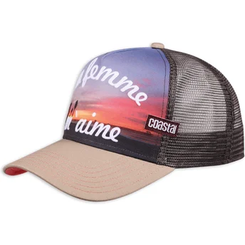 Czapka trucker multicolor Ta Femme HFT od Coastal