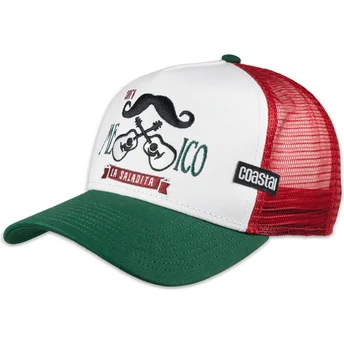 Kepurė išlenkta įvairiaspalvis snapback Mexican Mustache HFT Coastal