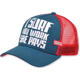Cap išlenkta blue snapback Coastal