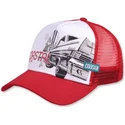 kepure-plokscia-raudona-snapback-surf-cars-chicks-hft-coastal