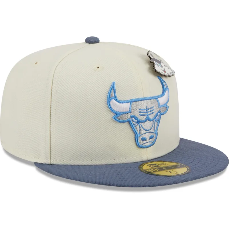 plaska-czapka-szaro-niebieska-dopasowana-59fifty-the-elements-air-pin-chicago-bulls-nba-new-era
