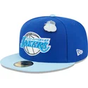 kepure-plokscia-melyna-priglundanti-59fifty-the-elements-water-pin-los-angeles-lakers-nba-new-era
