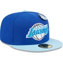kepure-plokscia-melyna-priglundanti-59fifty-the-elements-water-pin-los-angeles-lakers-nba-new-era