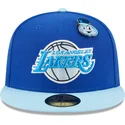 kepure-plokscia-melyna-priglundanti-59fifty-the-elements-water-pin-los-angeles-lakers-nba-new-era