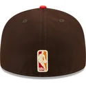 kepure-plokscia-ruda-priglundantis-59fifty-the-elements-fire-pin-miami-heat-nba-new-era