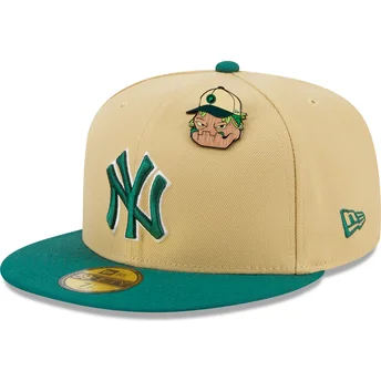 kepure-plokscia-smelio-priglundanti-59fifty-the-elements-earth-pin-new-york-yankees-mlb-new-era