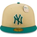 kepure-plokscia-smelio-priglundanti-59fifty-the-elements-earth-pin-new-york-yankees-mlb-new-era
