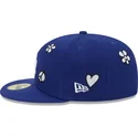 kepure-plokscia-melyna-priglundanti-59fifty-sunlight-pop-los-angeles-dodgers-mlb-new-era