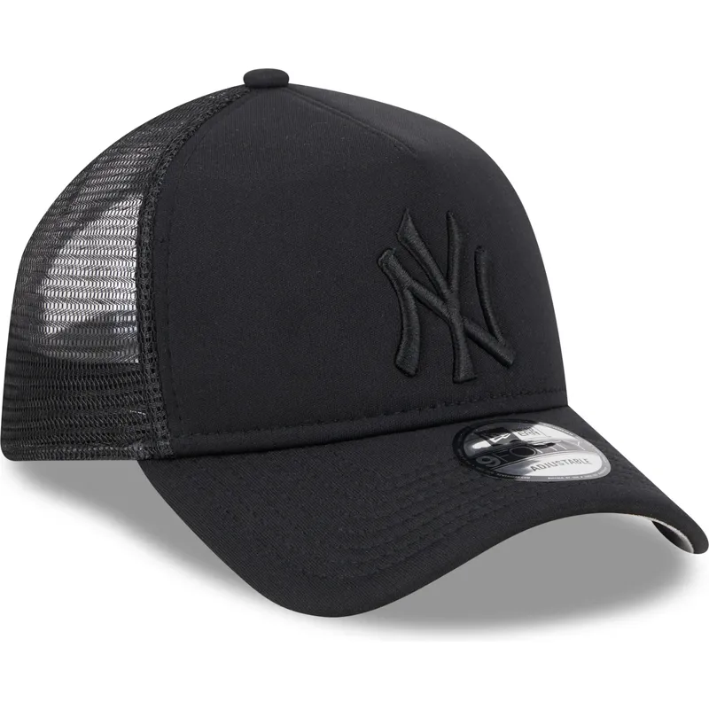 czarna-czapka-trucker-z-czarnym-logo-9forty-a-frame-all-day-trucker-new-york-yankees-mlb-new-era