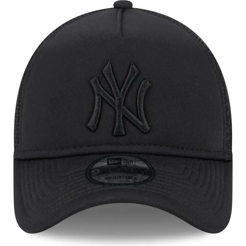 czarna-czapka-trucker-z-czarnym-logo-9forty-a-frame-all-day-trucker-new-york-yankees-mlb-new-era