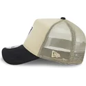 bezowo-czarna-czapka-trucker-9forty-a-frame-all-day-trucker-las-vegas-raiders-nfl-od-new-era