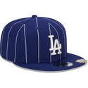 czapka-z-daszkiem-niebieska-snapback-9fifty-pinstripe-visor-clip-los-angeles-dodgers-mlb-new-era