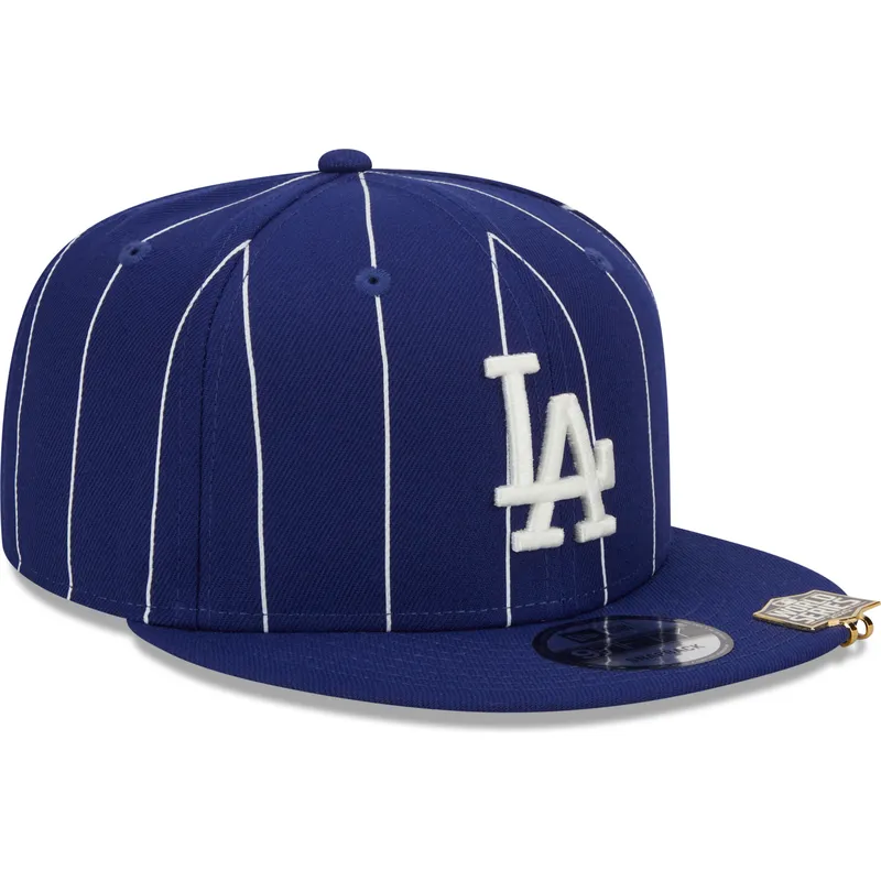 czapka-z-daszkiem-niebieska-snapback-9fifty-pinstripe-visor-clip-los-angeles-dodgers-mlb-new-era
